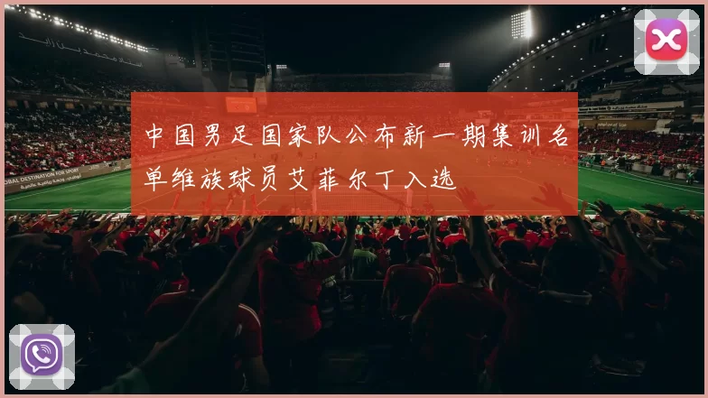中国男足国家队公布新一期集训名单维族球员艾菲尔丁入选
